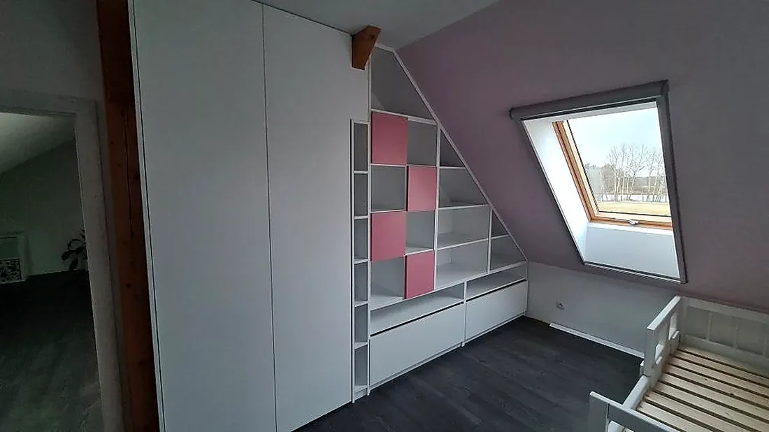 Vestavěná skříň v dětském pokoji
